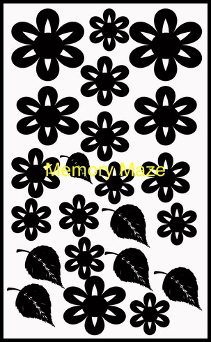 chipboard flowers 2 for dimensional work 110 x 180 min buy 3